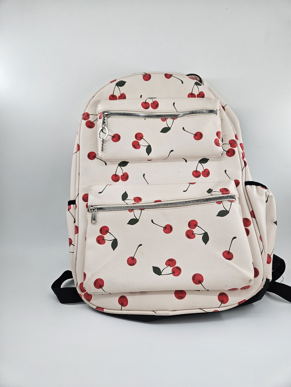 Cute Backpack Cherry Fashion School Bag Large Capacity Student Schoolbag  Teen